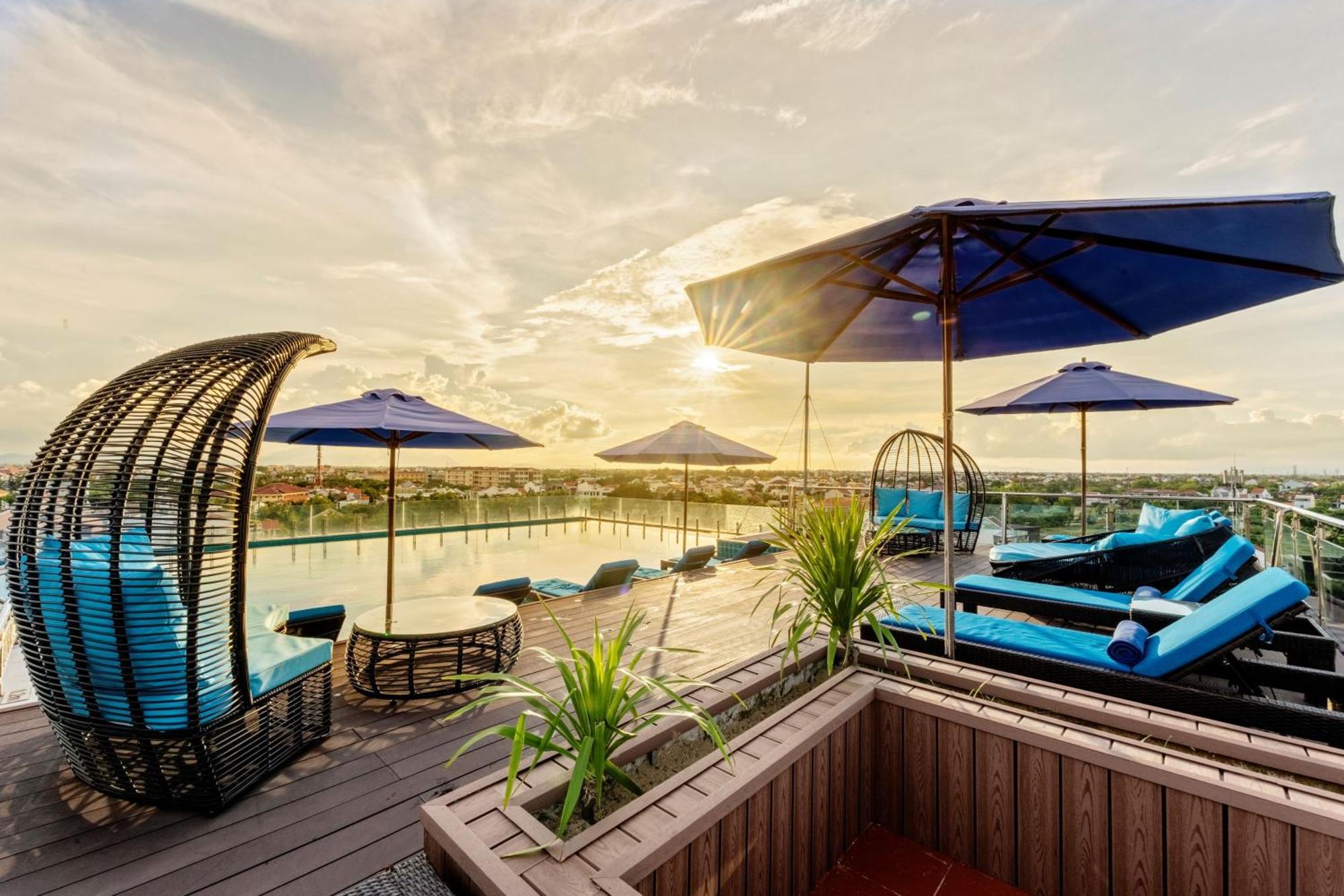 Qualia De Hotel Hoi An - Rooftop Bar City View Екстер'єр фото